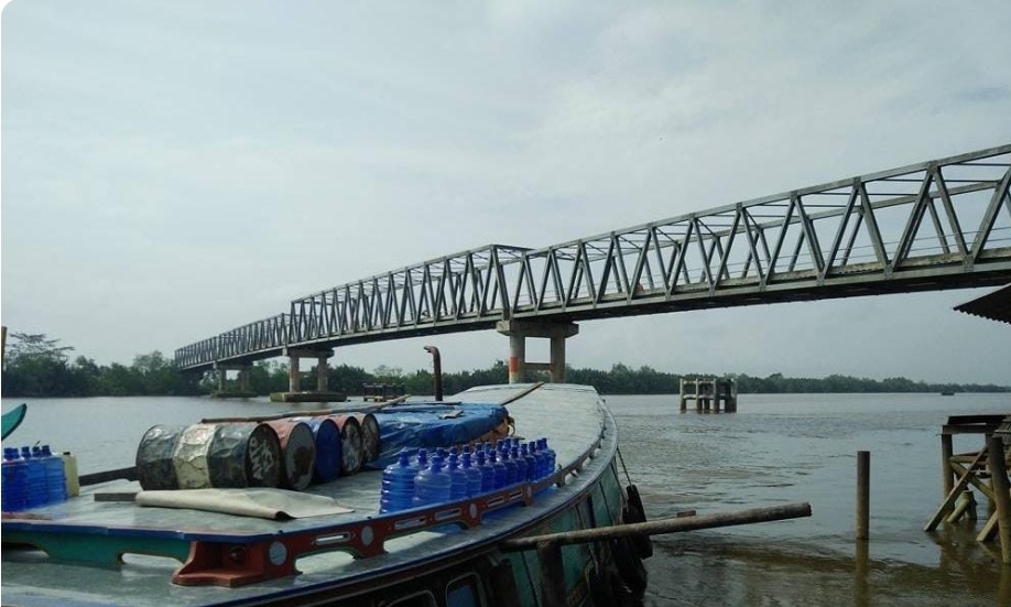 Sebelum Ambruk, Jembatan P6 Lalan Kondisinya Menghawatirkan