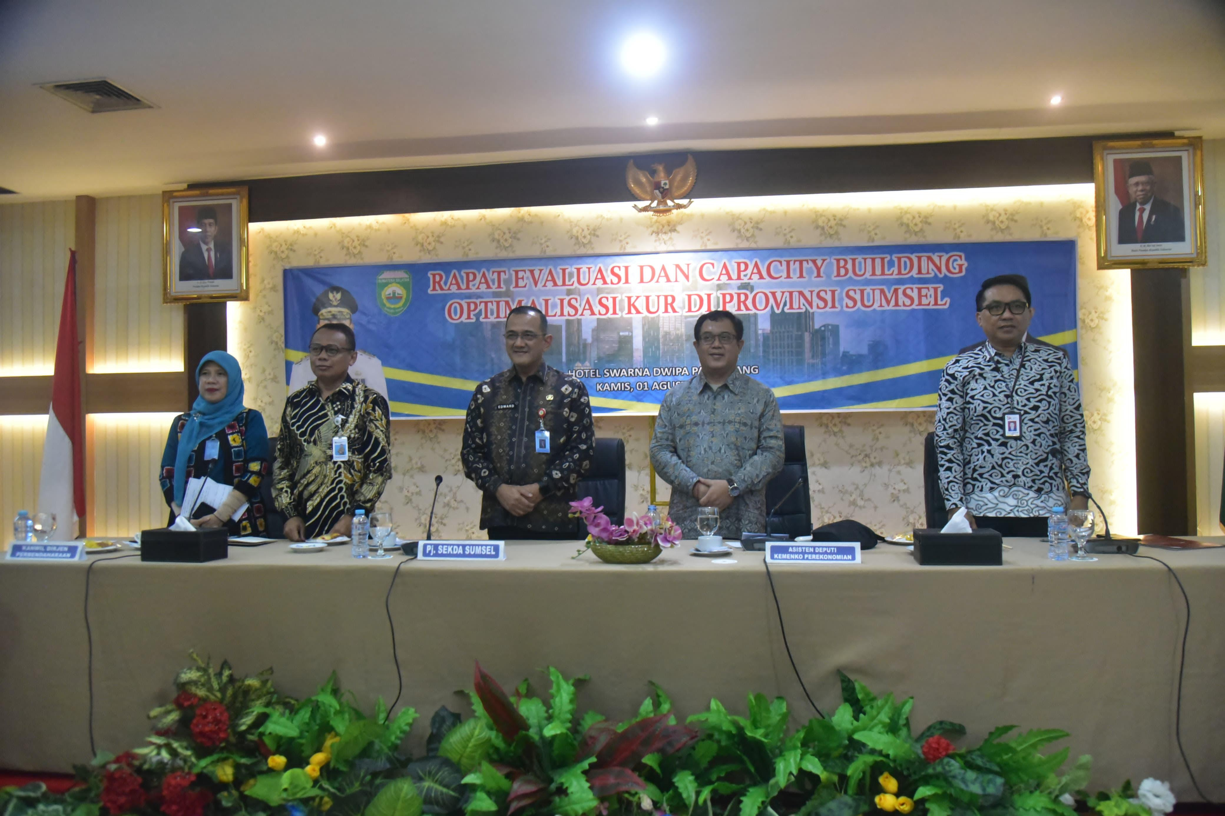 Sumsel Gelar Rapat Evaluasi dan Capacity Building untuk Optimalisasi Penyaluran KUR 2024 Kepada Petani