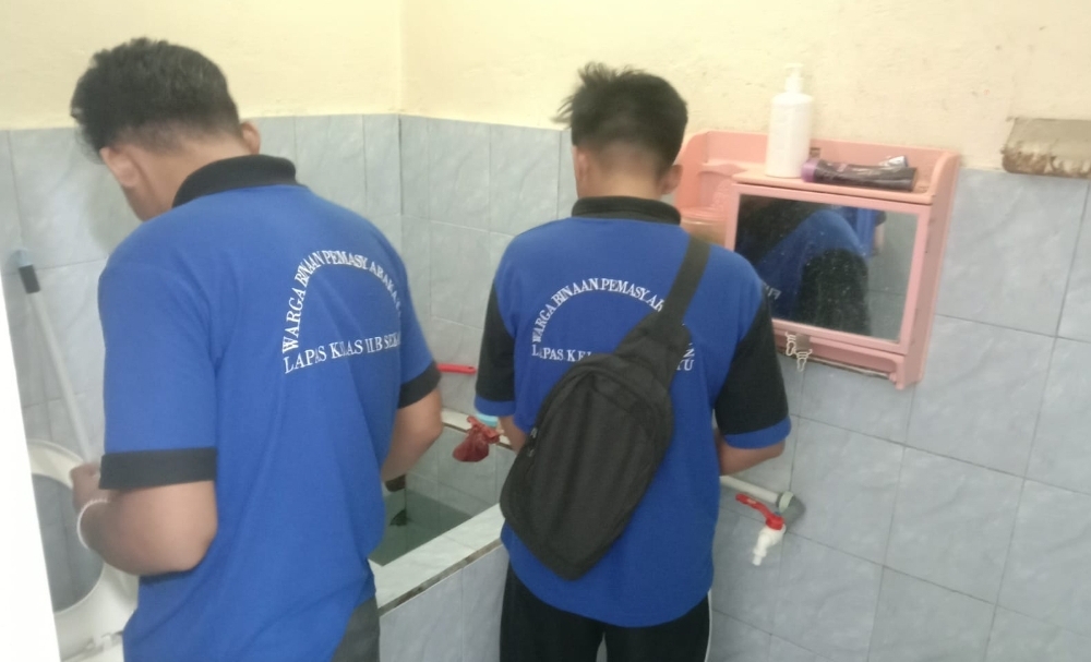 Lapas Sekayu Lakukan Tes Urine ke Warga Binaan, sebagai Syarat Pengajuan PB dan CB