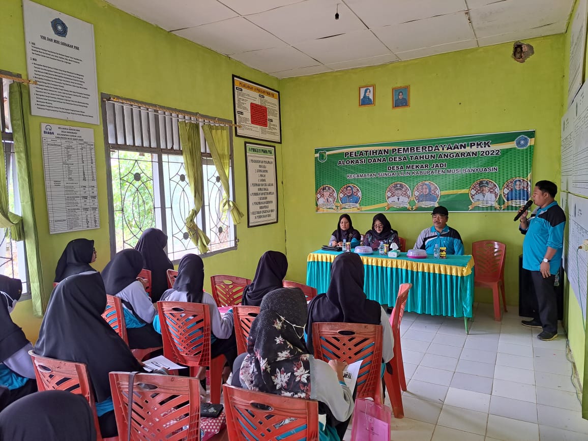 3 Desa di Sungai Lilin Gelar Pelatihan Adiminstrasi Pemberdayaan perempuan dan PKK