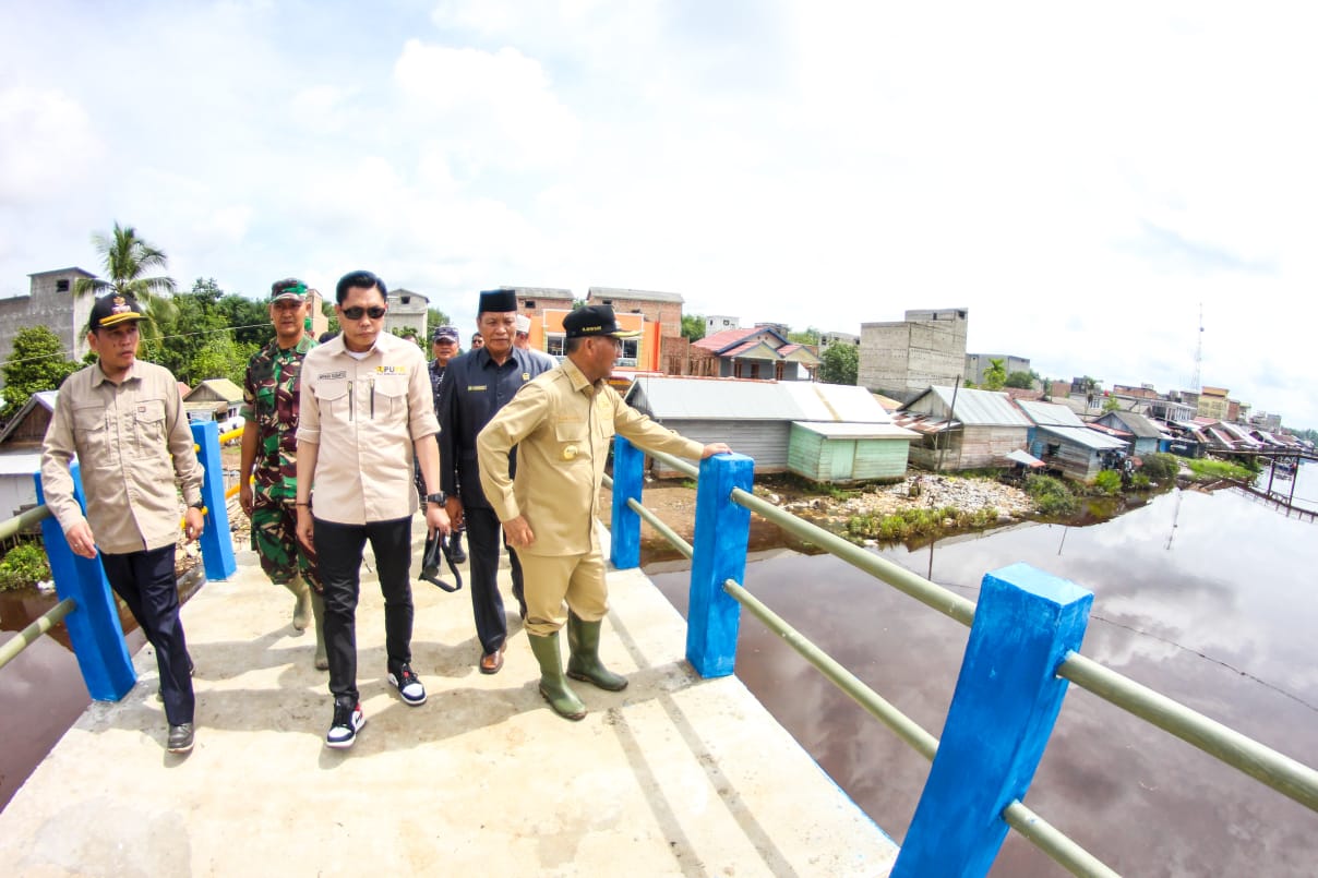 Tuntaskan Pembangunan Jembatan Bandar Agung Lalan, Perlancar Transportasi Warga