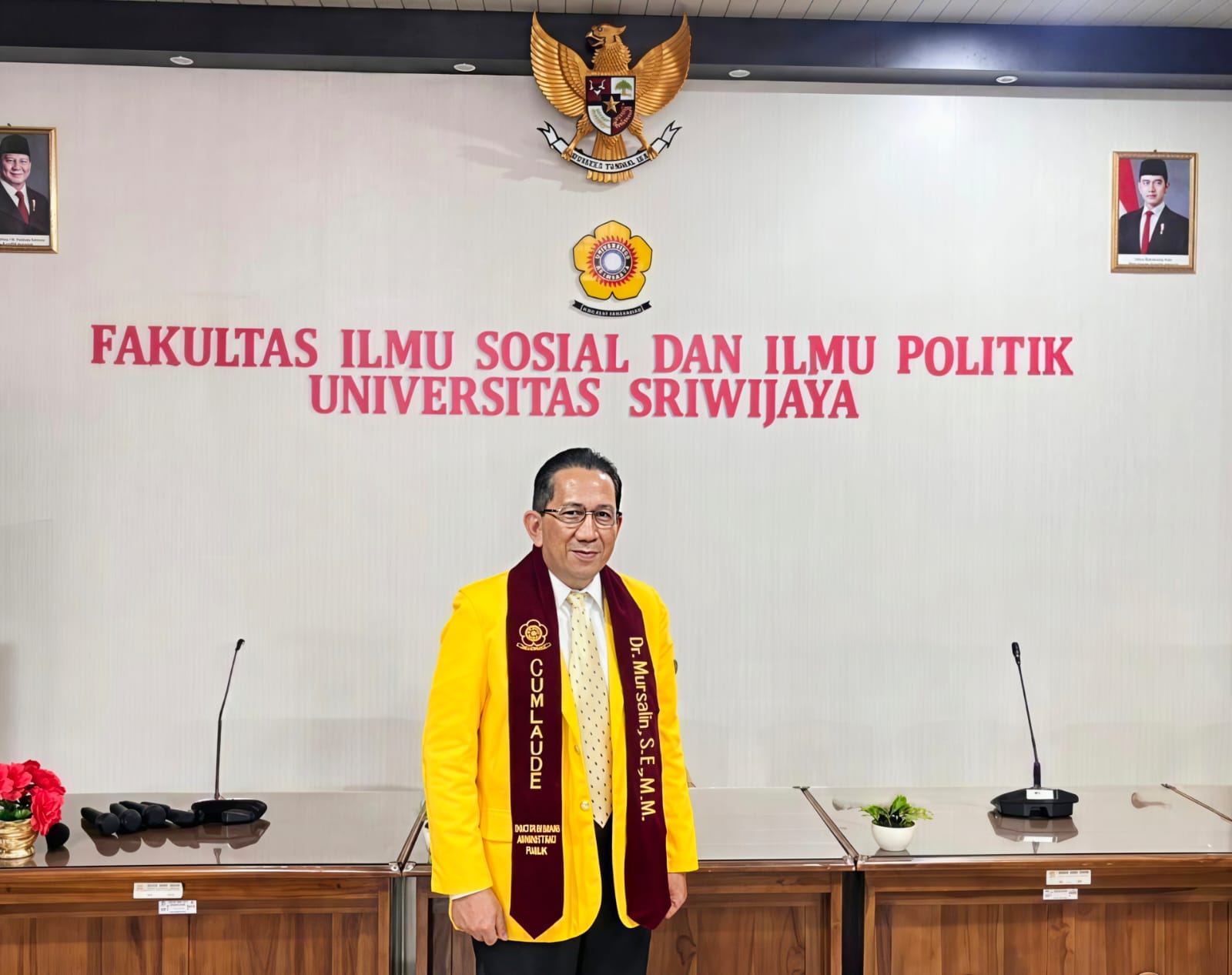 Kepala Bappeda Muba Raih Gelar Doktor, Selesaikan Studi dalam Tiga Tahun dan Dapat Apresiasi Bupati