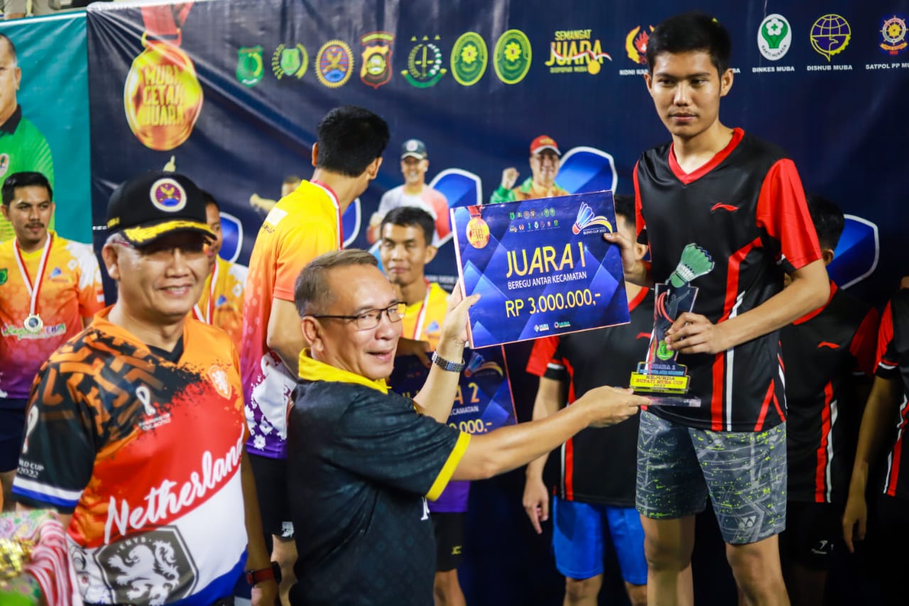 Kejurda Bulutangkis Bupati Cup 2022 Resmi Berakhir, Sekayu Raih Juara Kelas Kecamatan