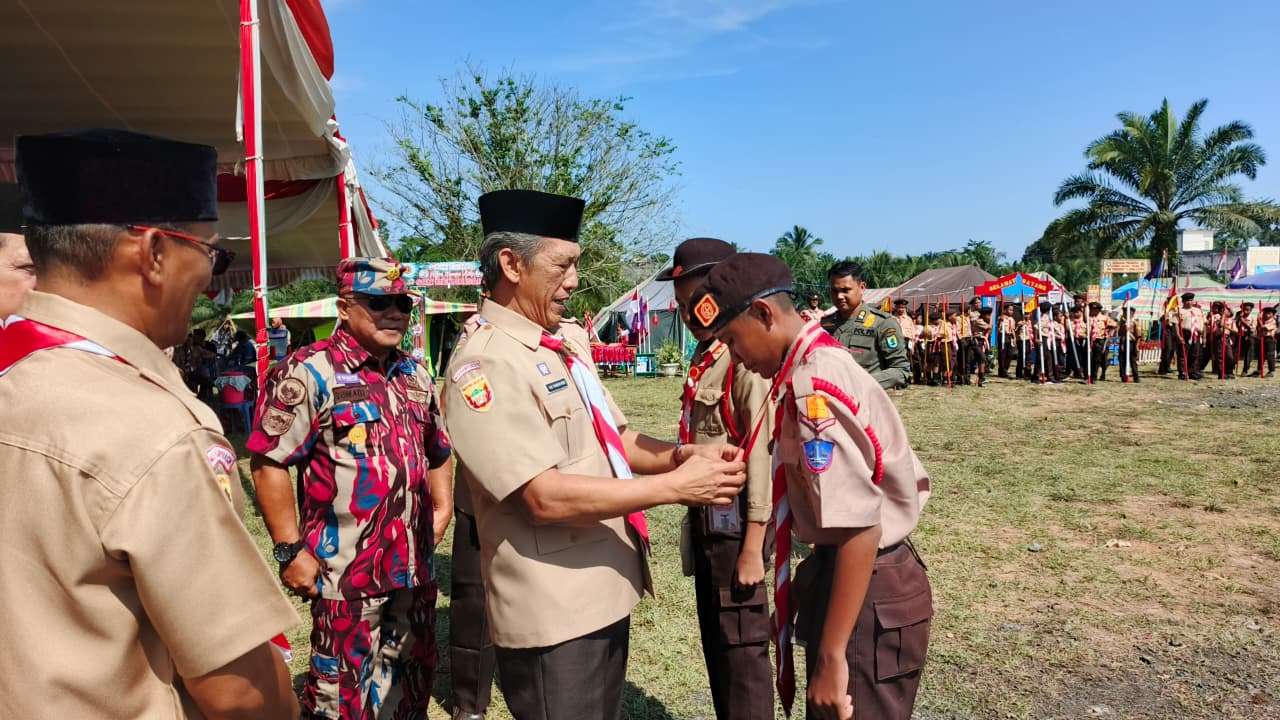 Jambore Ranting Pramuka Keluang Dibuka, Wadah Pembinaan Generasi Muda Tangguh