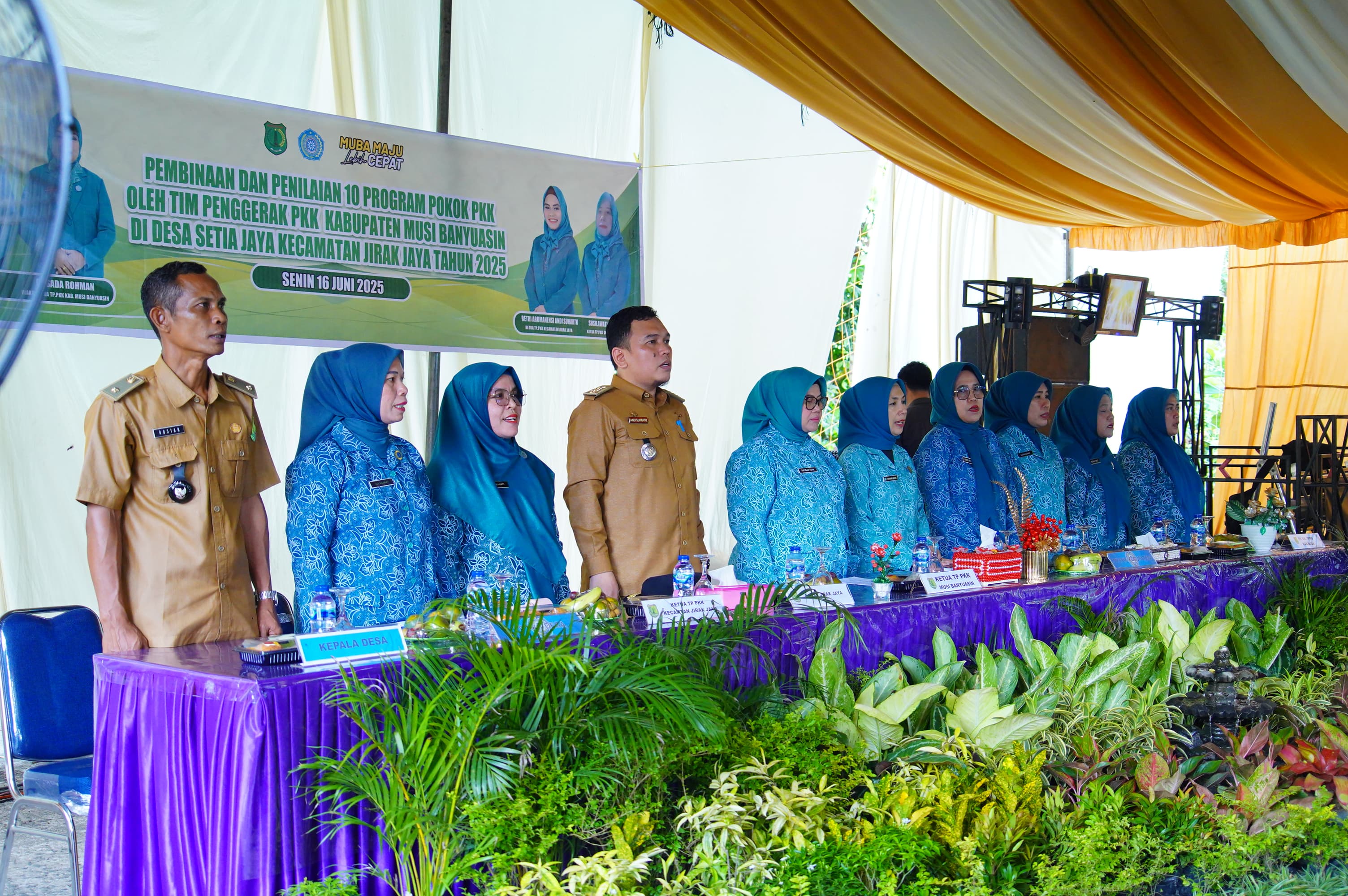 Optimalkan Program Kerja, Ketua TP PKK Muba Hj Patimah Toha Lakukan Pembinaan 10 Program Pokok PKK
