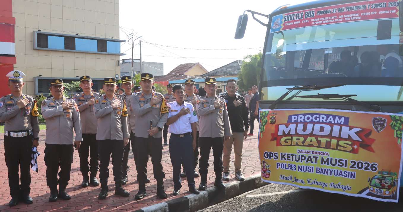 Mudik Gratis Polres Muba 2026: Warga Terbantu, Perjalanan Aman dan Penuh Haru