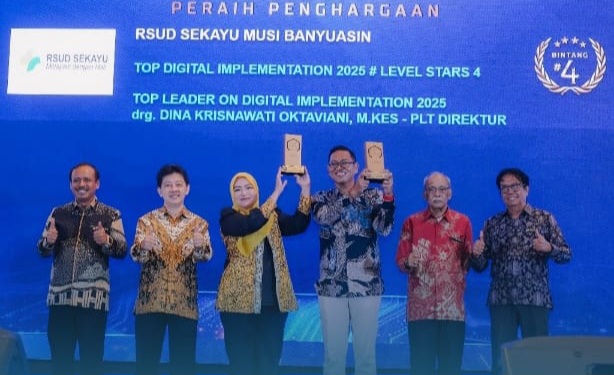RSUD Sekayu Raih Dua Penghargaan TOP Digital Awards 2025, Bukti Lompatan Transformasi Layanan Kesehatan