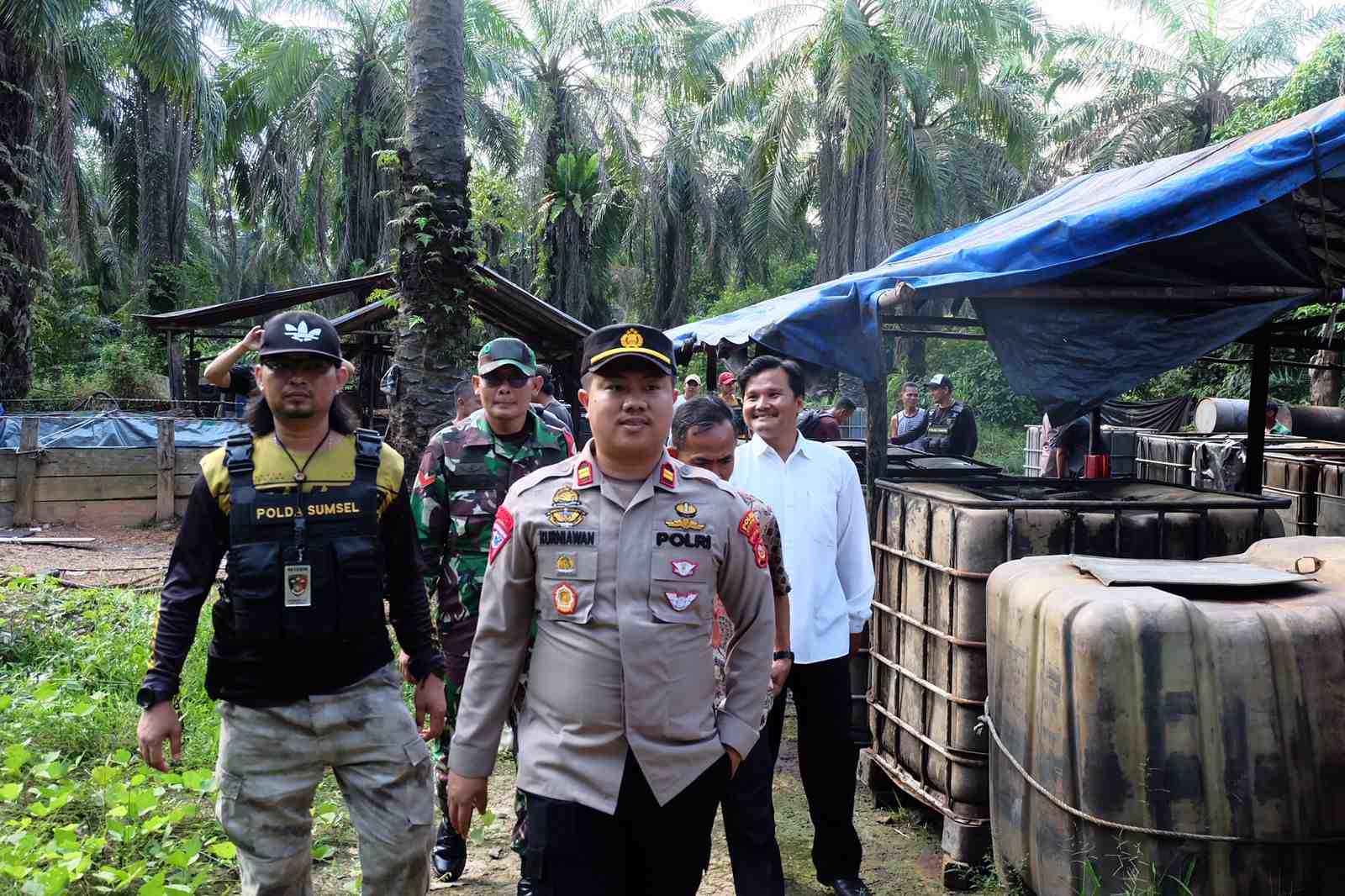 Polsek Keluang Himbau Hentikan Kegiatan Ilegal Driling dan Ilegal Refenry