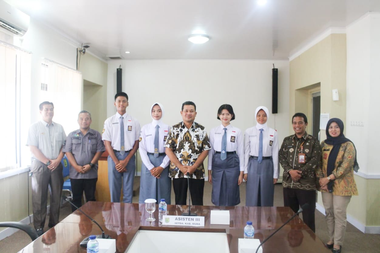 Capaska Muba siap berangkat mengibarkan bendera merah-putih 