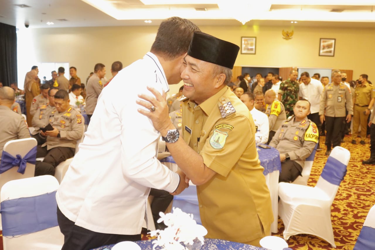 Pj Bupati Apriyadi Hadiri Pisah Sambut Wakapolda Sumsel