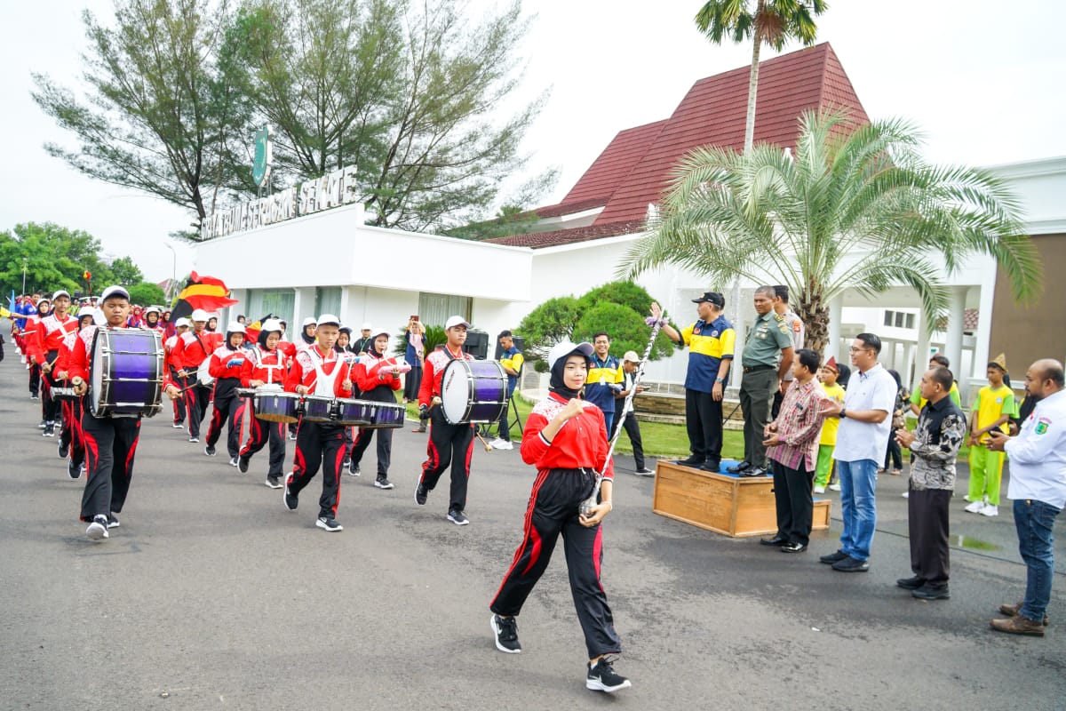 Perdana, Pemkab Muba Gelar Lomba Drum Band Kejuaraan Bupati Cup, Hadirkan Juri dari Kota Lampung 