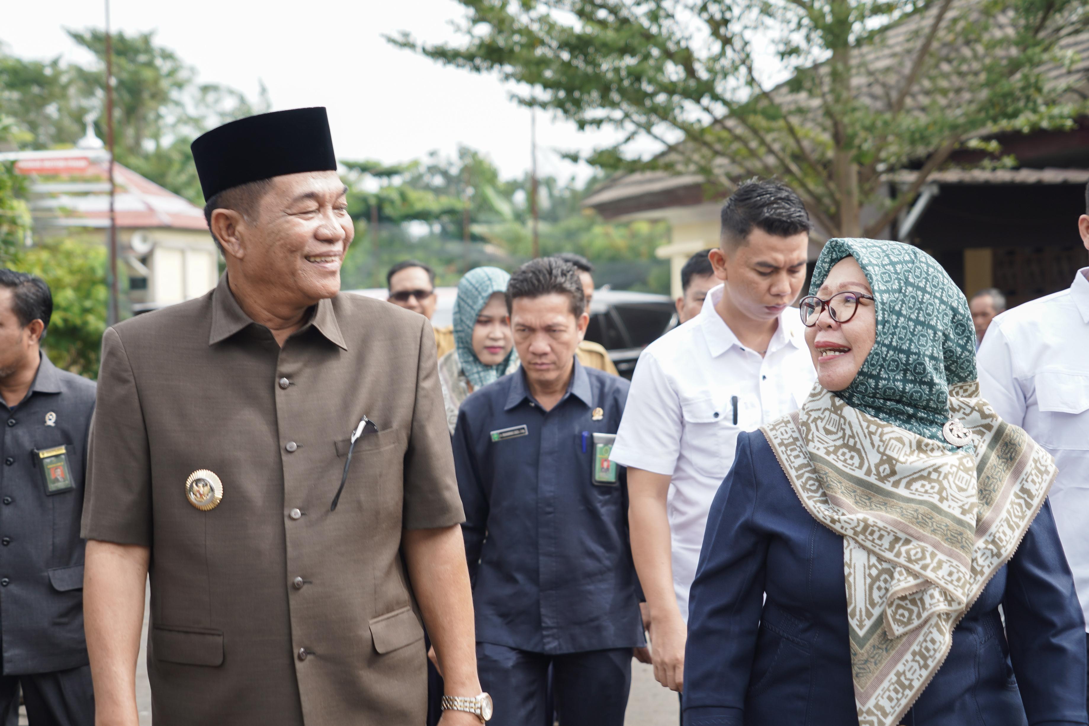 Perkuat Sinergi, Bupati Muba H M Toha dan Wabup Rohman Sambangi Kantor Forkopimda