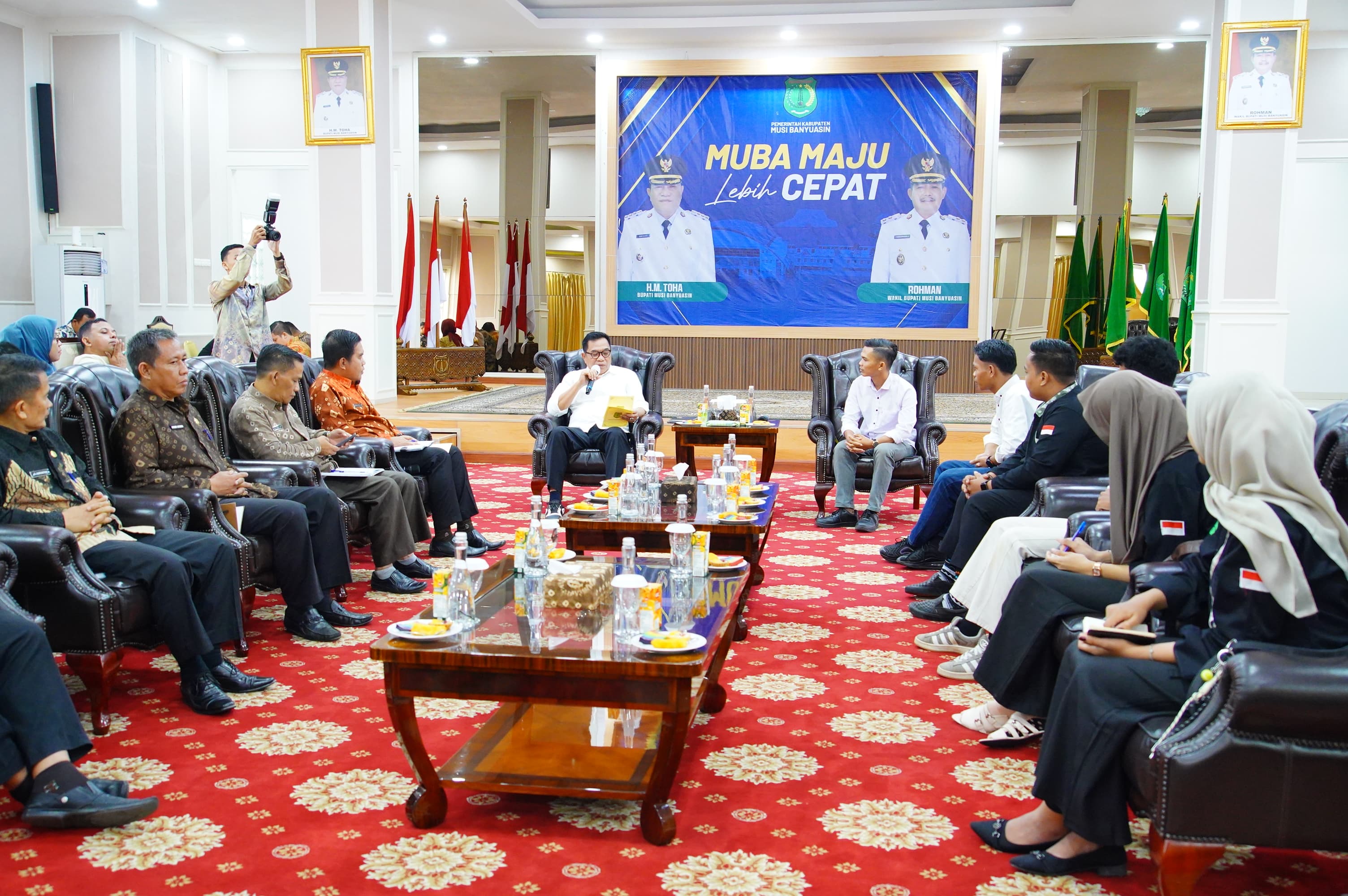 Bupati Muba Sambut Audiensi IMMUBA: Dorong Mahasiswa Jadi Motor Perubahan Daerah