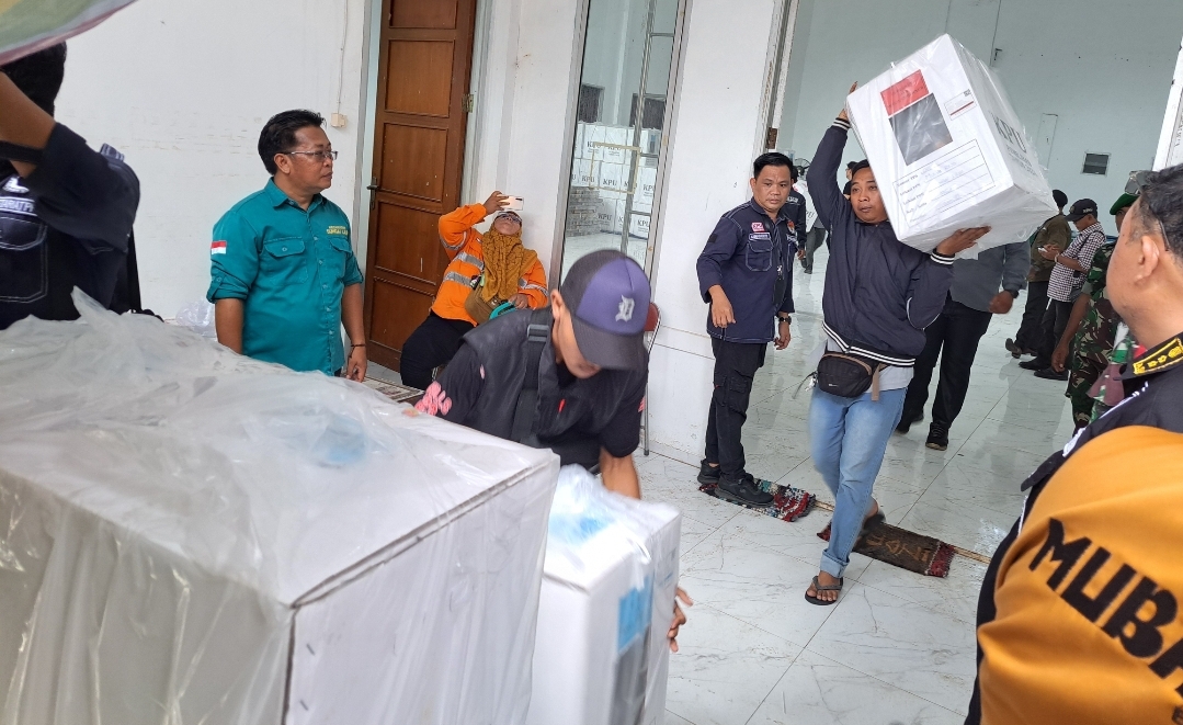 Logistik Pilkada di Sungai Lilin Sudah Digeser ke PPS 