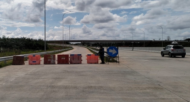 Terjadi Kamacetan di Exit Pangkalan Balai, Arus Tol Fungsional Palembang–Betung Dialihkan ke Exit Pulo Rimau