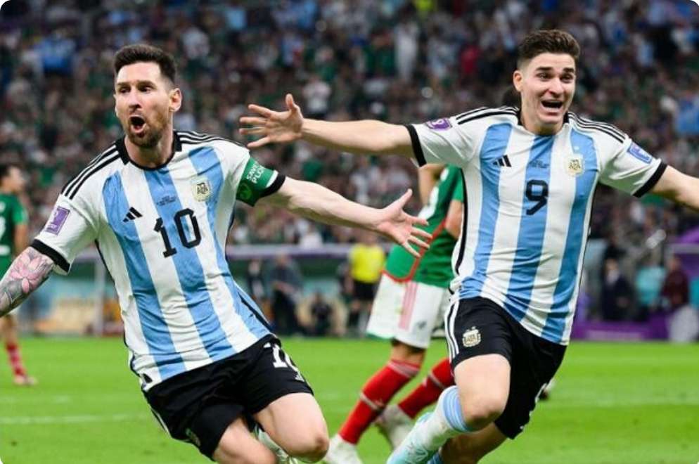 Argentina Berhasil Bangkit, Kalahkan Meksiko 2-0