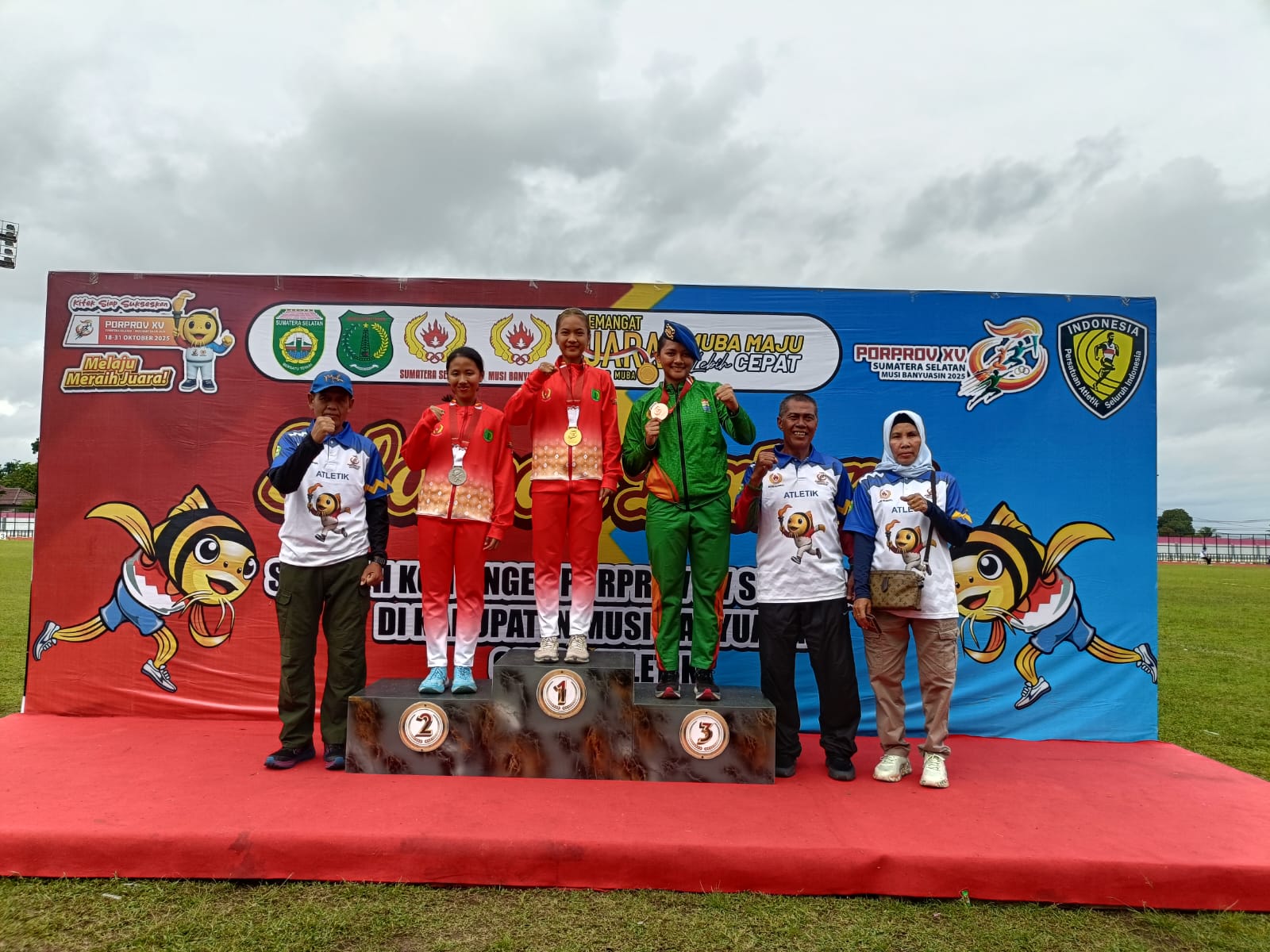 Dua Srikandi Muba Harumkan Nama Daerah, Sabet Emas dan Perak di Lari 200 Meter Putri Porprov XV Sumsel