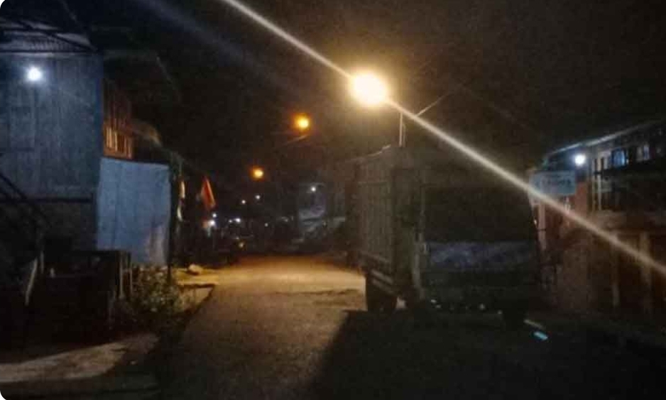 Warga Ngulak I Ucapkan Terima Kasih, Sudah Dipasang Lampu Jalan LED