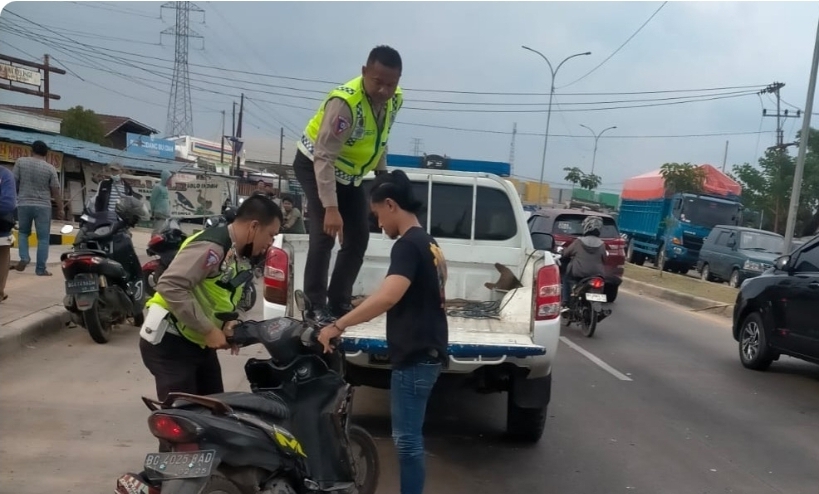 Tragis, Pengendara Motor di Palembang Meninggal, Usai Tabrak Truk Trailer