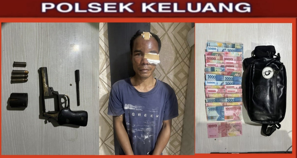 Polisi Ringkus Pelaku Perampokan Bersenjata di Keluang, Dua Komplotannya Masih Buron  