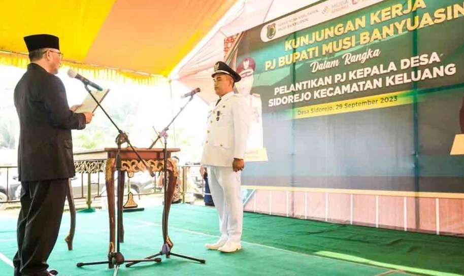 Desa Sidorejo Kecamatan Keluang Dipimpin Oleh PJ Kades, Ini Sosoknya