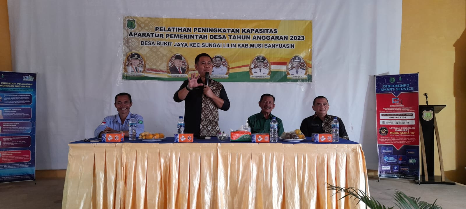 4 Desa di Sungai Lilin Ikuti Bimtek Peningkatan Kapasitas Aparatur Pemerintahan Desa Oleh PMD