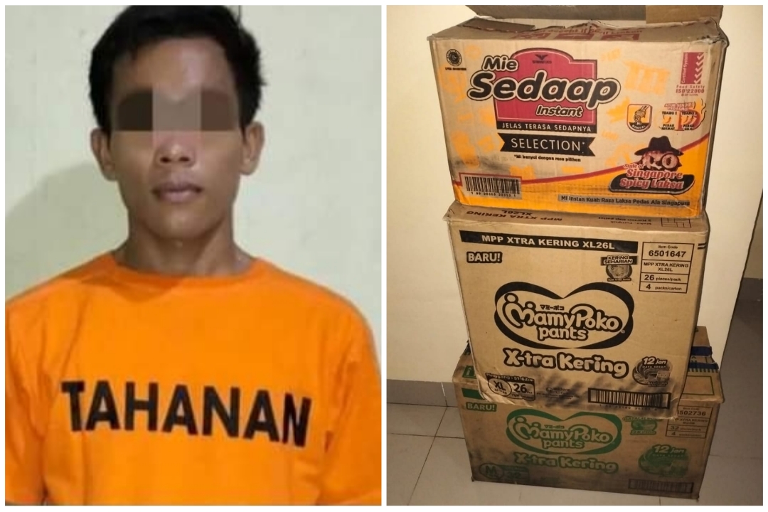 Satu Orang Pelaku Pencurian di Indomaret Mangun Jaya Menyerahkan Diri, Dua Masih Buron