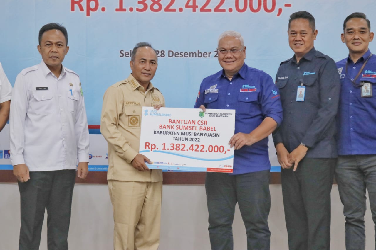 Muba Terima CSR dari Bank Sumsel Babel Rp1,3 Miliar