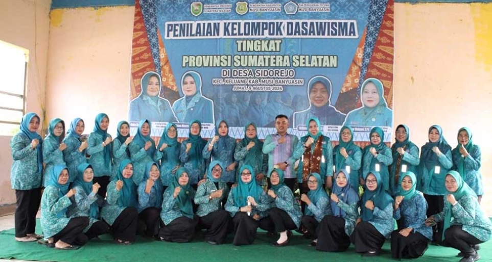 Desa Sidorejo Keluang Wakili Muba, Lomba Kelompok Dasawisma Tingkat Provinsi Sumsel