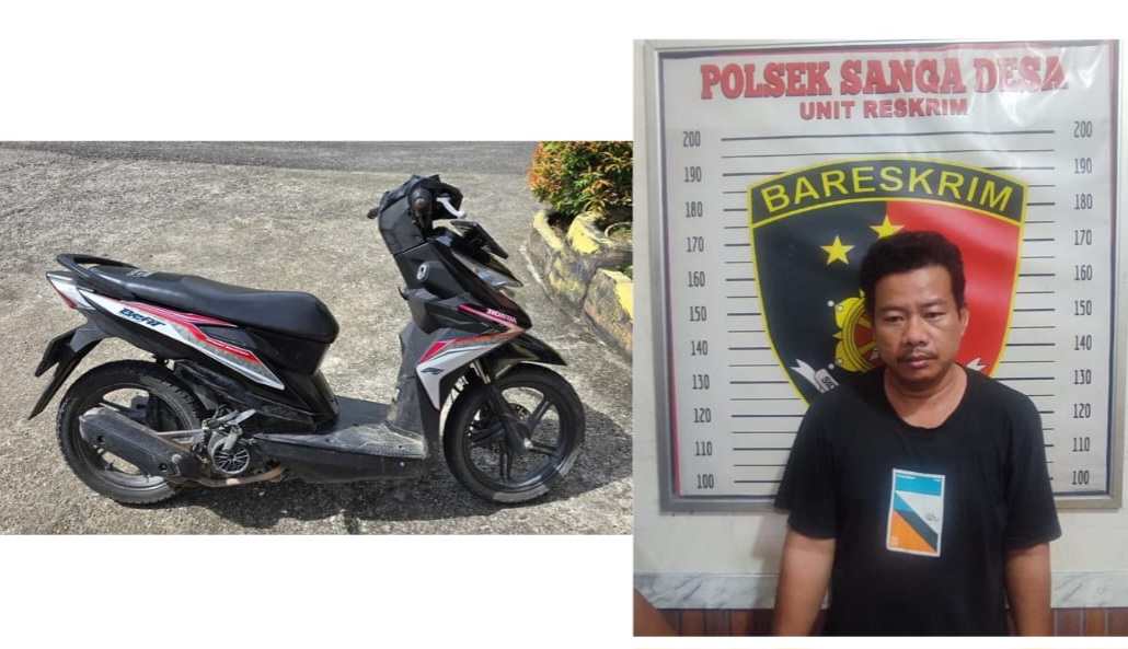 Polsek Sanga Desa Ungkap 2 Aksi Curanmor, Ini Tersangka yang Diamankan