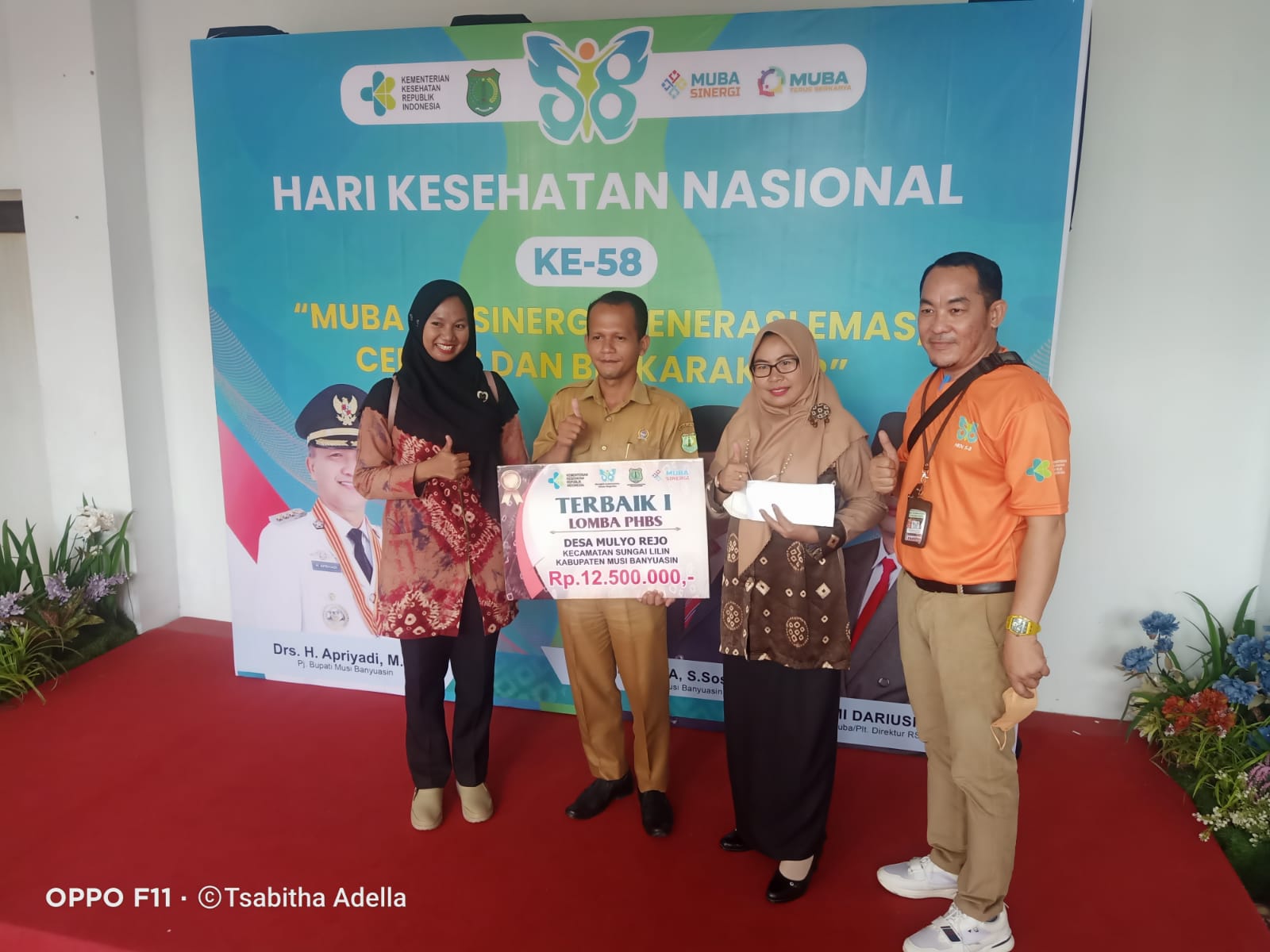 Desa Mulyo Rejo Terbaik 1 Lomba PHBS Tingkat Kabupaten