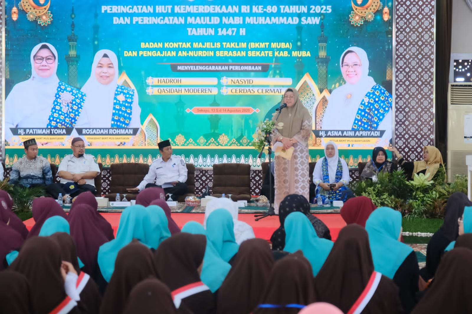 BKMT Muba Semarakkan HUT RI ke-80 dan Maulid Nabi dengan Lomba Bernuansa Nasionalis-Religius