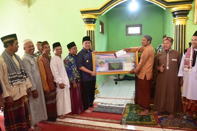 Safari Jum'at di Masjid Nurul Huda Gandus, Herman Deru  Pantau Fasilitas  Masjid