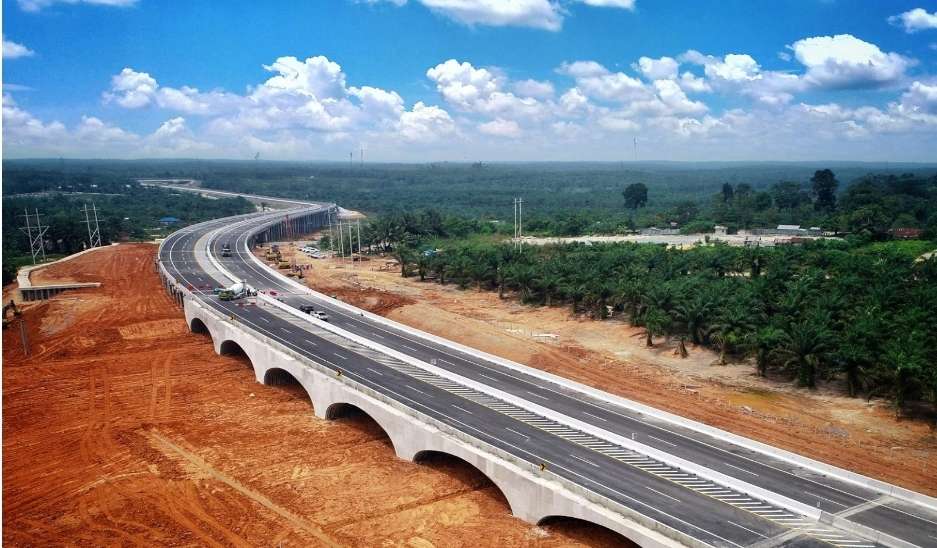 Tinggal 15 KM Tol Pekanbaru akan menyentuh Wilayah Padang, Perjalanan Sudah Semakin Cepat 