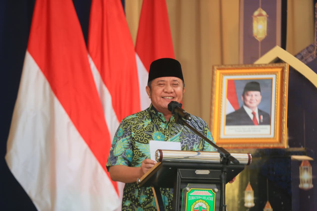 Safari Ramadan 1447 H di OKI, Herman Deru Tegaskan Komitmen Infrastruktur dan Jaga Sumsel Zero Konflik