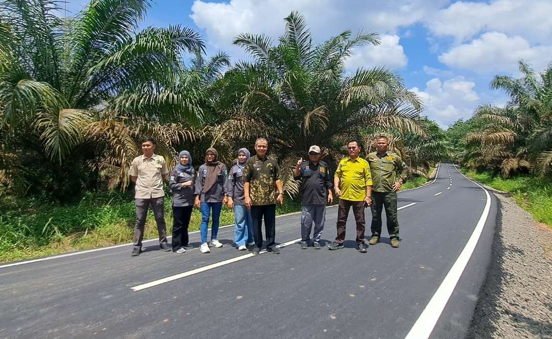 Jalan Antar Desa di Kecamatan Sungai Lilin Ini Ternyata Dibangun Dari DBH Sawit