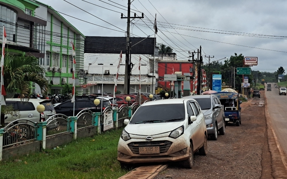 RSUD Sungai Lilin Kekurangan Lahan Parkir, Pengunjung Terpaksa Gunakan Bahu Jalan