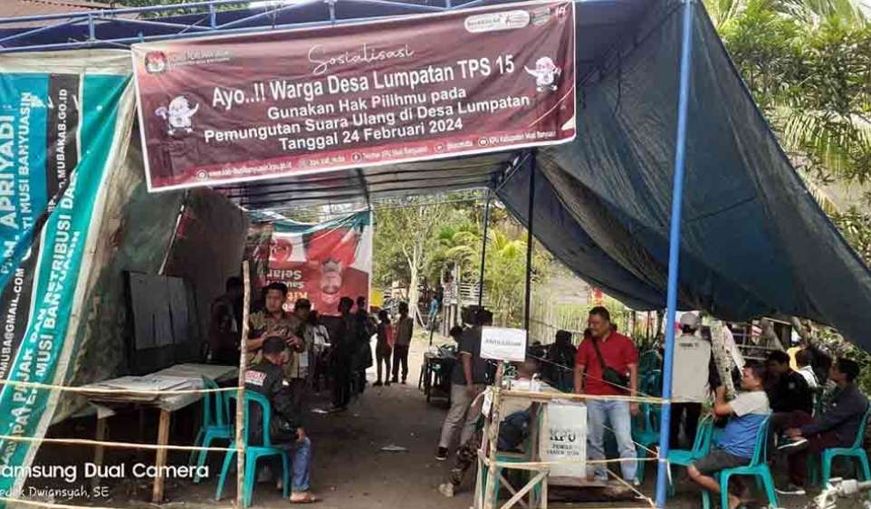 TPS 15 Desa Lumpatan 1 Gelar Pemungutan Suara Ulang, Ini Salah Satu Penyebabnya