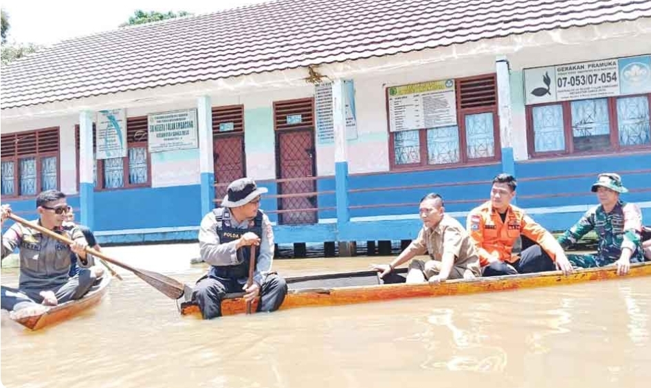 5 Kecamatan di Muba Terendam Banjir, Beberapa Sekolah Mulai Diliburkan