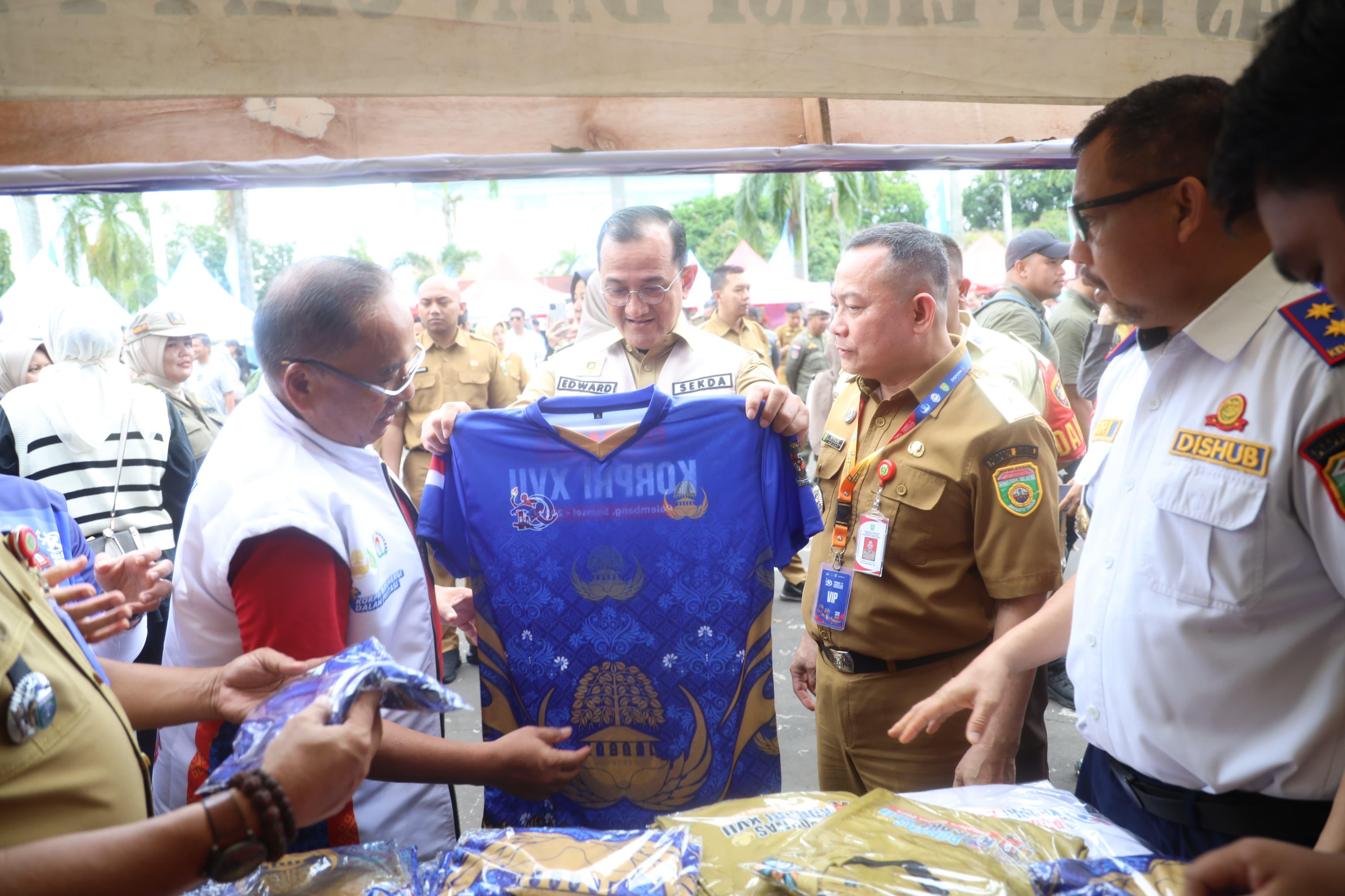Pesta Rakyat dan Bazar UMKM PORNAS XVII KORPRI 2025 Jadi Magnet Ekonomi Baru di Sumsel