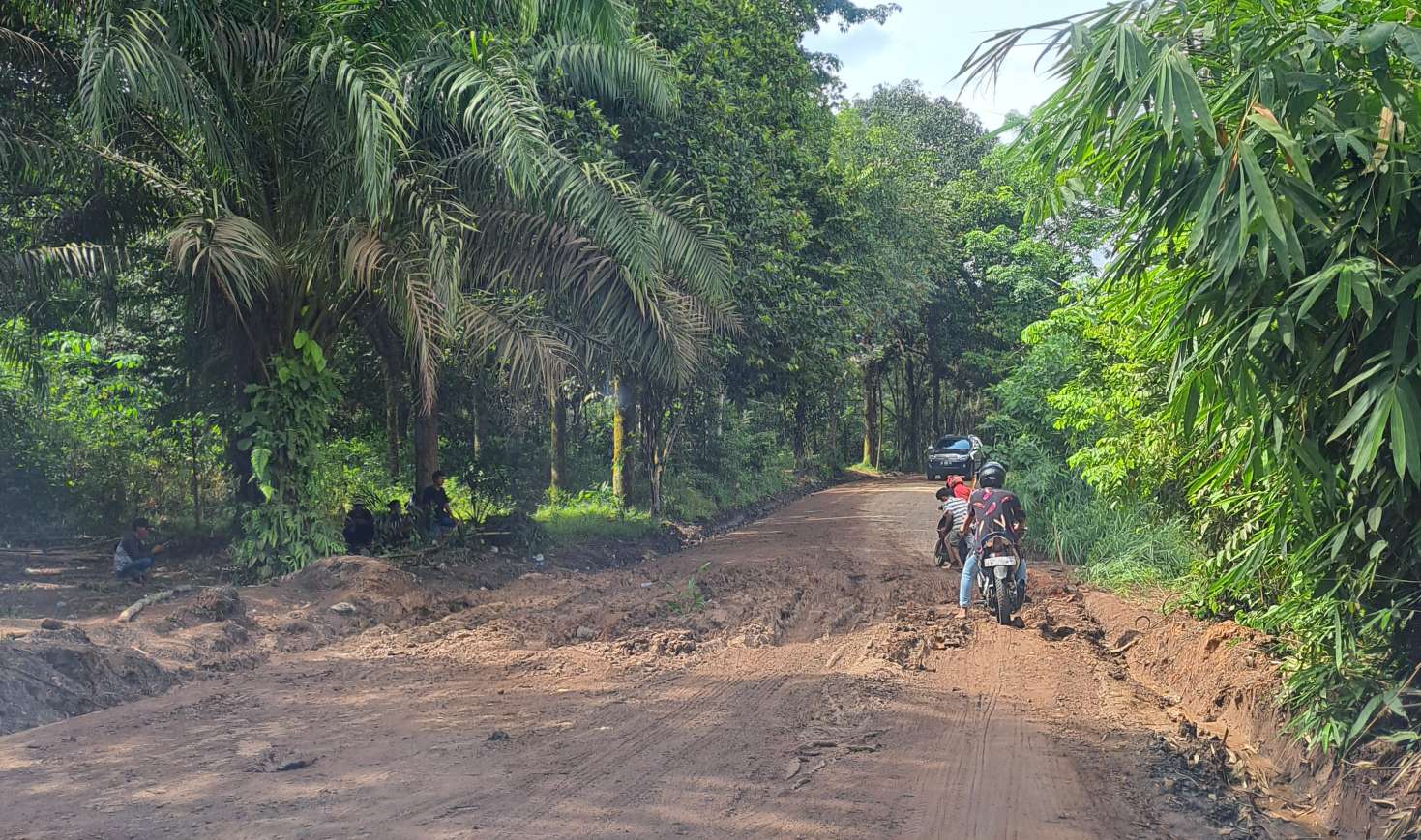 Akses Penghubung ke Ibukota Kabupaten Musi Banyuasin Ini Mulai Mengalami Kerusakan, Pengguna Jalan Khawatir