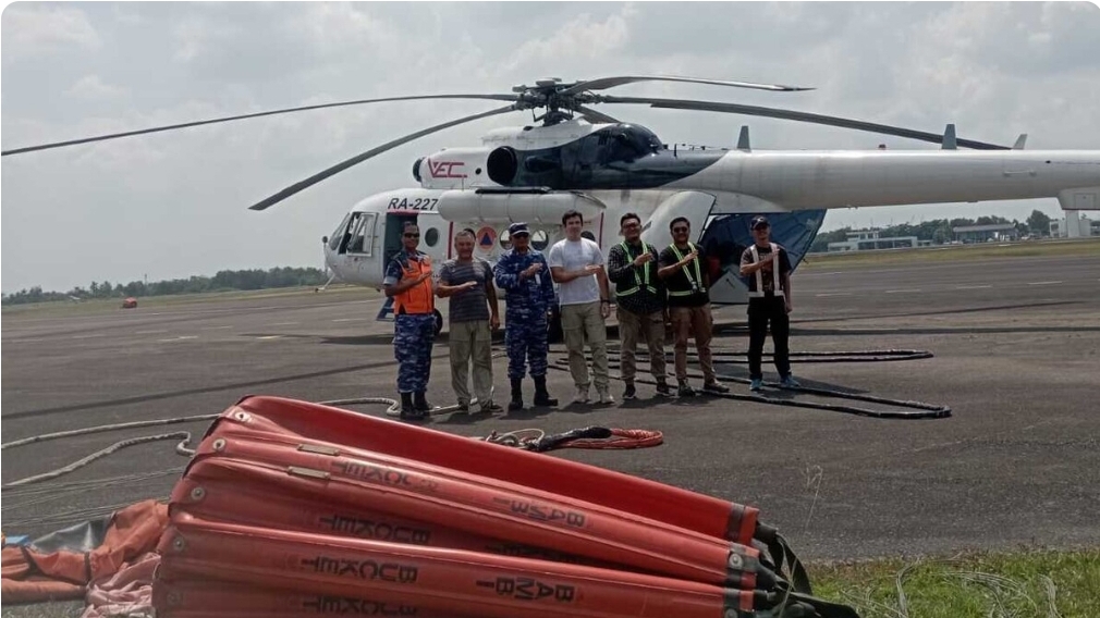 Titik Hotspot Meningkat, 7 Helikopter Water Bombing Disiagakan