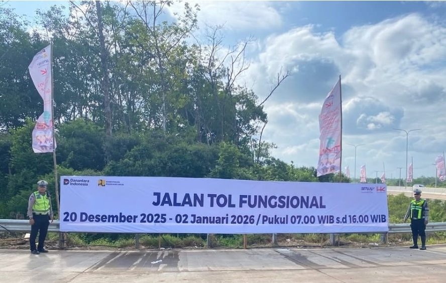 Tol Musi Pait–Pulau Rimau Dibuka Fungsional Mulai 20 Desember, Jadi Jalur Alternatif Libur Nataru
