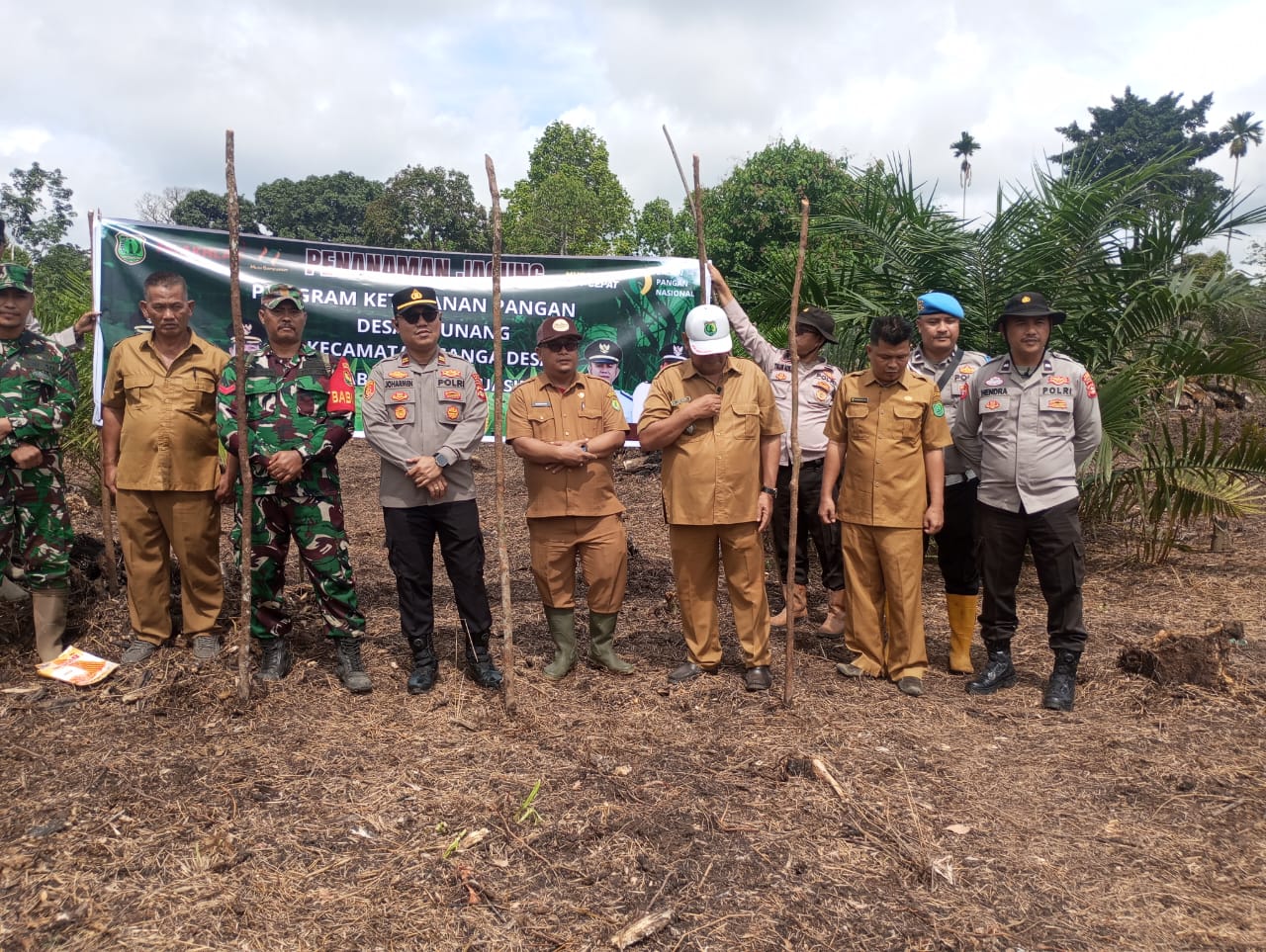 Pemdes Ngunang Dorong Ketahanan Pangan Lewat Penanaman Jagung