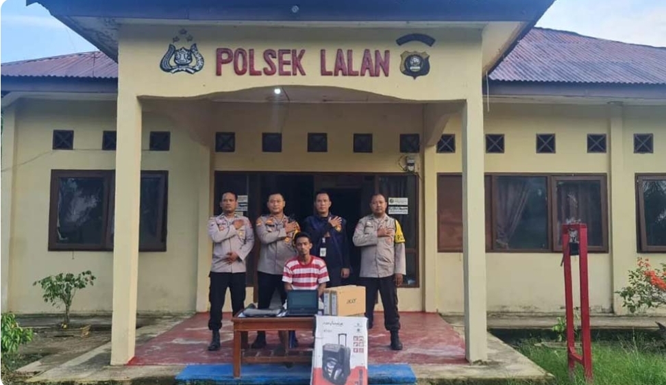 Diduga Beli Barang Hasil Curian, Warga Lalan Diamankan Polisi