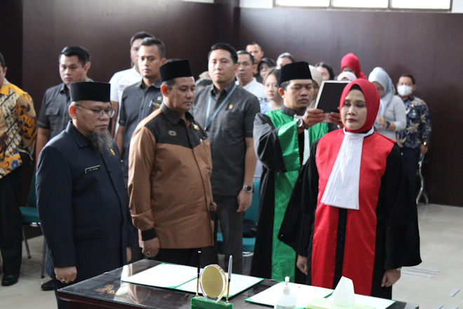 Silvi Ariani Rasmi Dilantik Sebagai Wakil Ketua Pengadilan Negeri Sekayu 