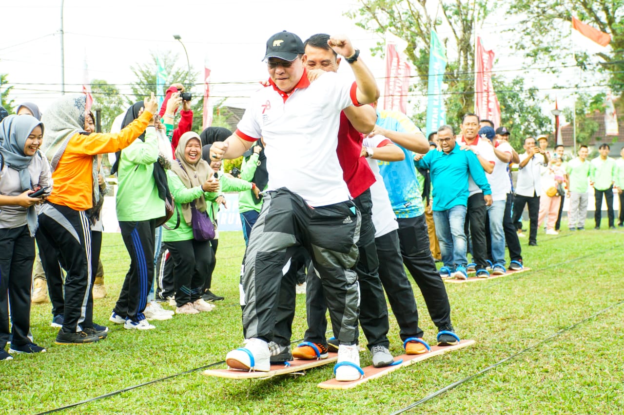 Peringati Hari Kemerdekaan RI ke-78, Pemkab Muba Gelar Lomba Permainan Tradisional