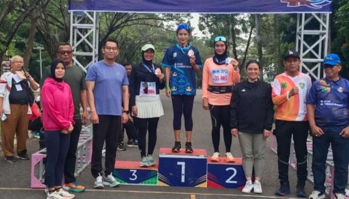 Kontingen Muba Sabet Perak dan Perunggu di Lomba Marathon 5K Putri Porprov Korpri Sumsel 2025