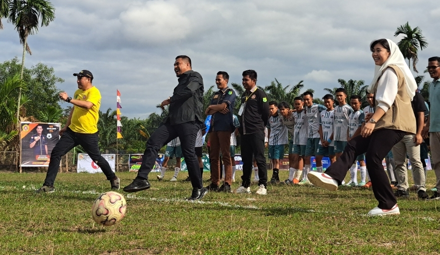 Turnamen Sepakbola Desa Nusa Serasan Dimulai, Diikuti 42 Tim