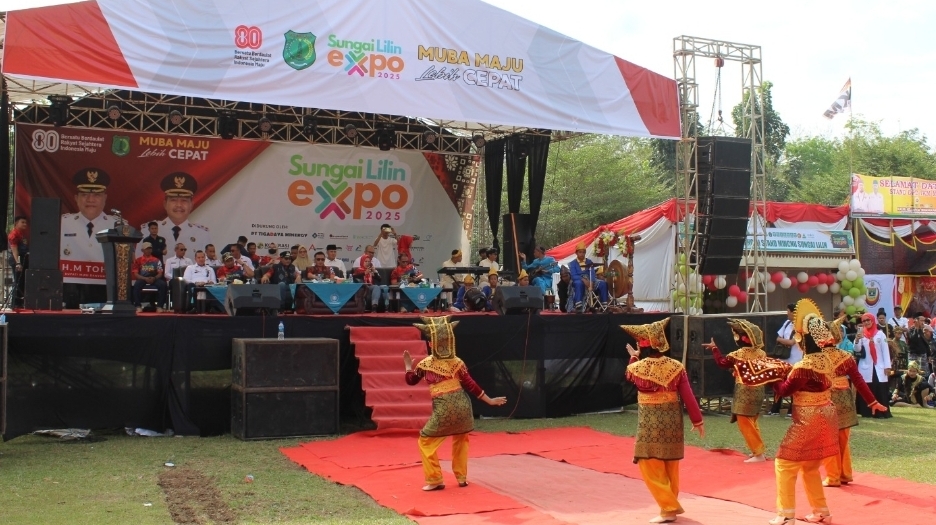 Sungai Lilin Expo 2025 Resmi Dibuka, Wabup Muba Dorong UMKM dan Seni Budaya Naik Kelas